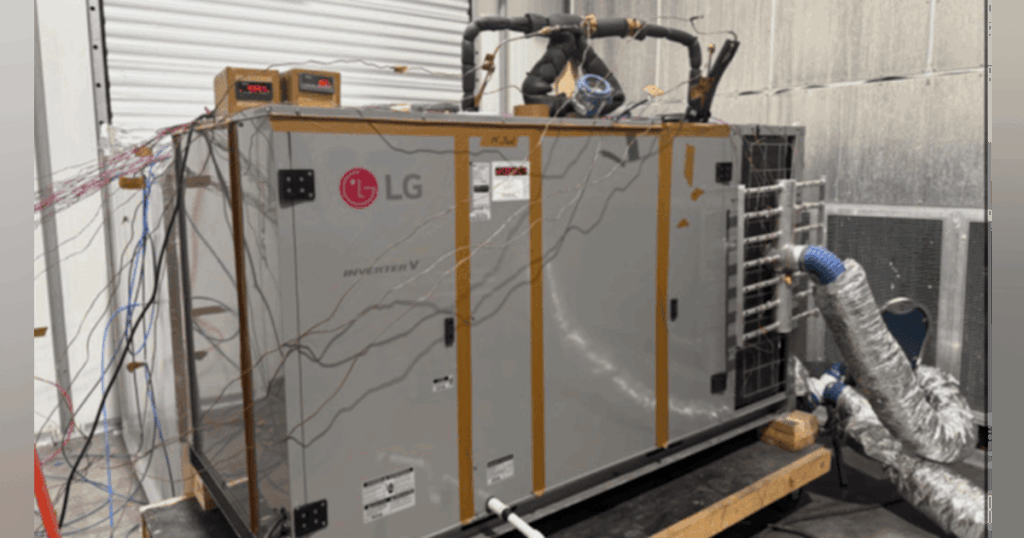 LG przechodzi weryfikację laboratoryjną Departamentu Energii w projekcie zaawansowanego klimatyzatora dachowego